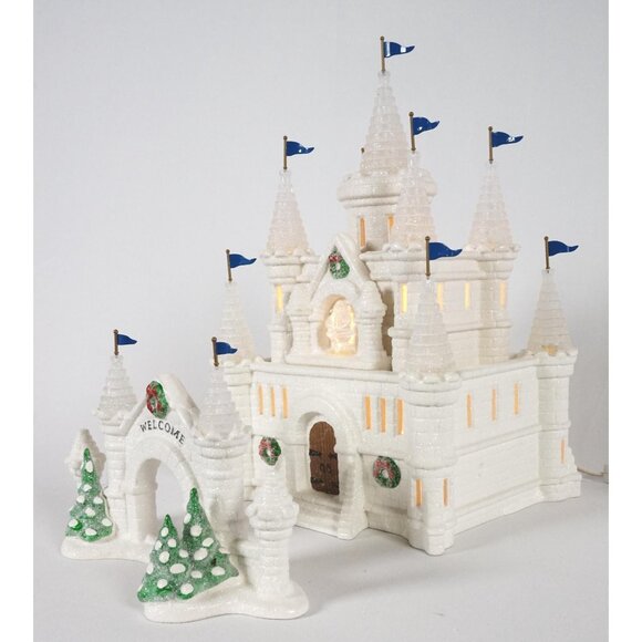 Department 56 Original Snow Village Snow Carnival Ice Palace 54850 Lighted w/Box - Picture 1 of 11